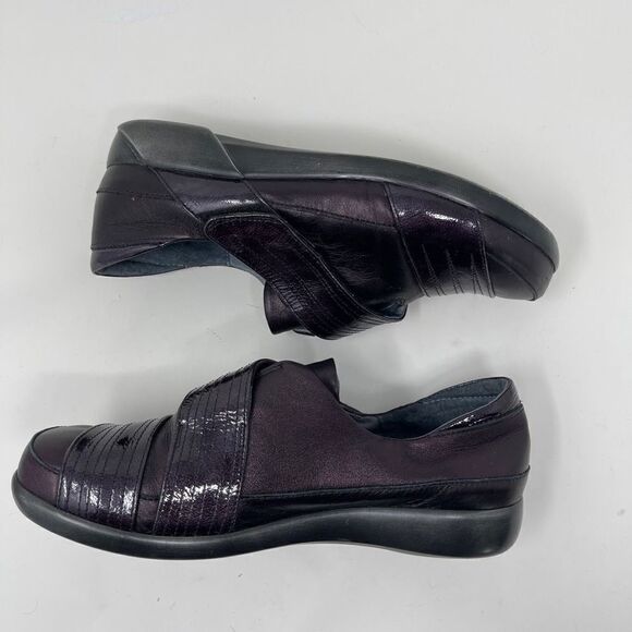 Naot Womens Comfort Shoes Hook/Loop Straps Closed Toe Purple EU 37 - Picture 5 of 8